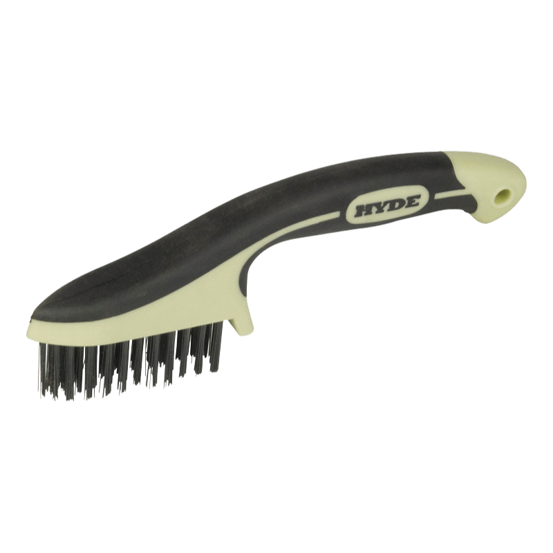 Hyde, Hyde MAXXGRIP PRO Carbon Steel Wire Brush 8.75"