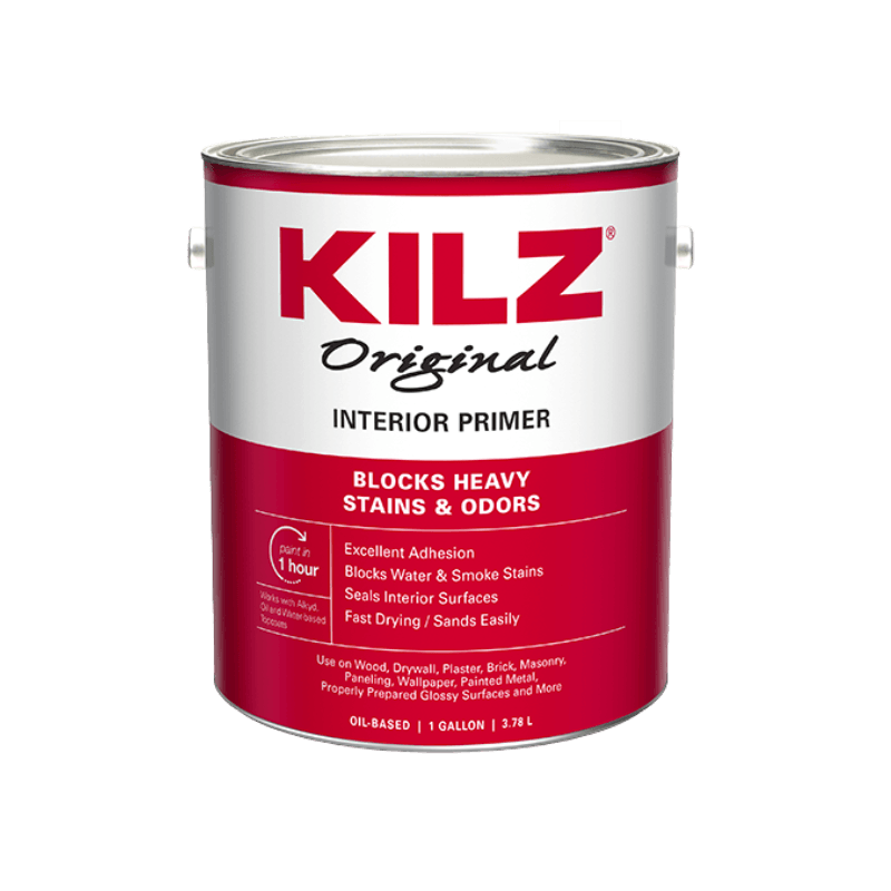 KILZ, KILZ White Flat Oil-Based Oil Primer 1 gal.