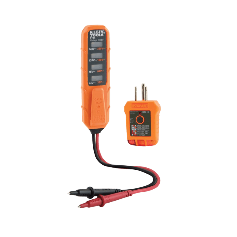 Klein Tools, Klein Tools AC/DC Voltage and GFCI Receptacle Outlet Test Kit