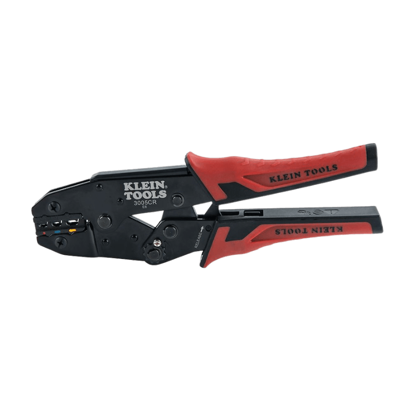 Klein Tools, Klein Tools Ratcheting Crimper 10-22 AWG - Insulated Terminals