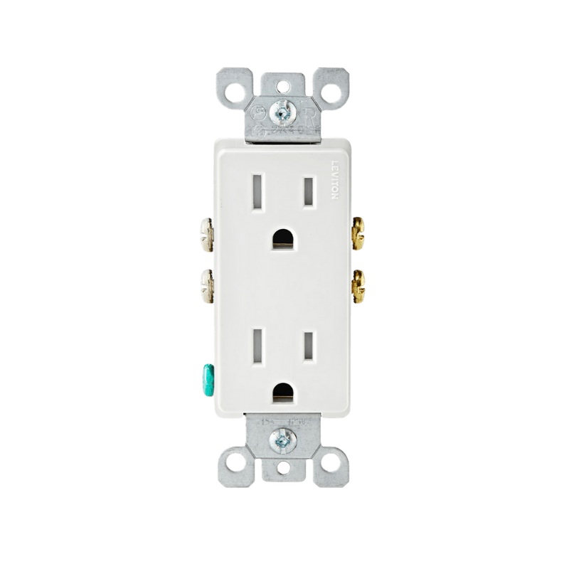 Leviton, Leviton Decora Tamper-Resistant Duplex Outlet 15 Amp