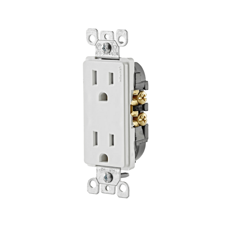 Leviton, Leviton Decora Tamper-Resistant Duplex Outlet 15 Amp