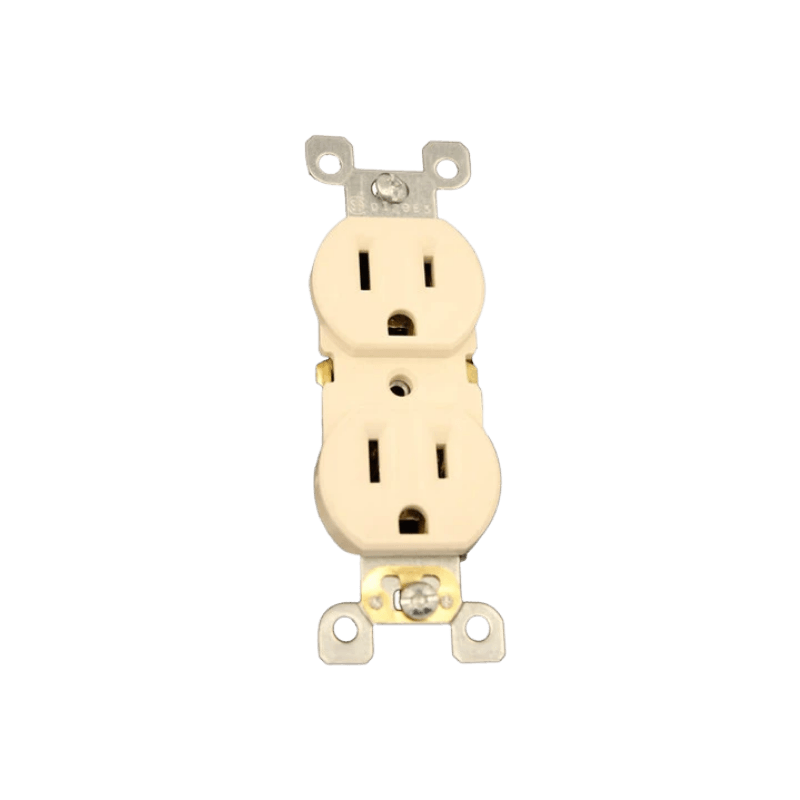 Leviton, Leviton Duplex Ivory Outlet 15A 125V 5-15R