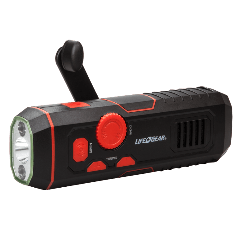 Life + Gear, Life + Gear Stormproof Crank Radio and Flashlight