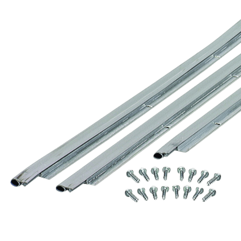 M-D Products, M-D Aluminum/Vinyl Weatherstrip For Door Jambs 7/8" x 84"