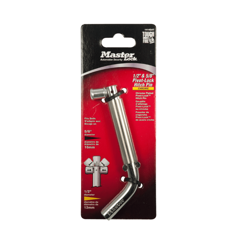 Master Lock, Master Lock Chrome Pivot-Lock Trailer Hitch Pin 1/2" and 5/8"