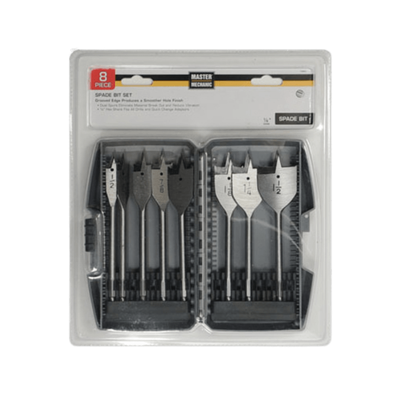 Master Mechanic, Master Mechanic Spade Bit Set 8-Piece.