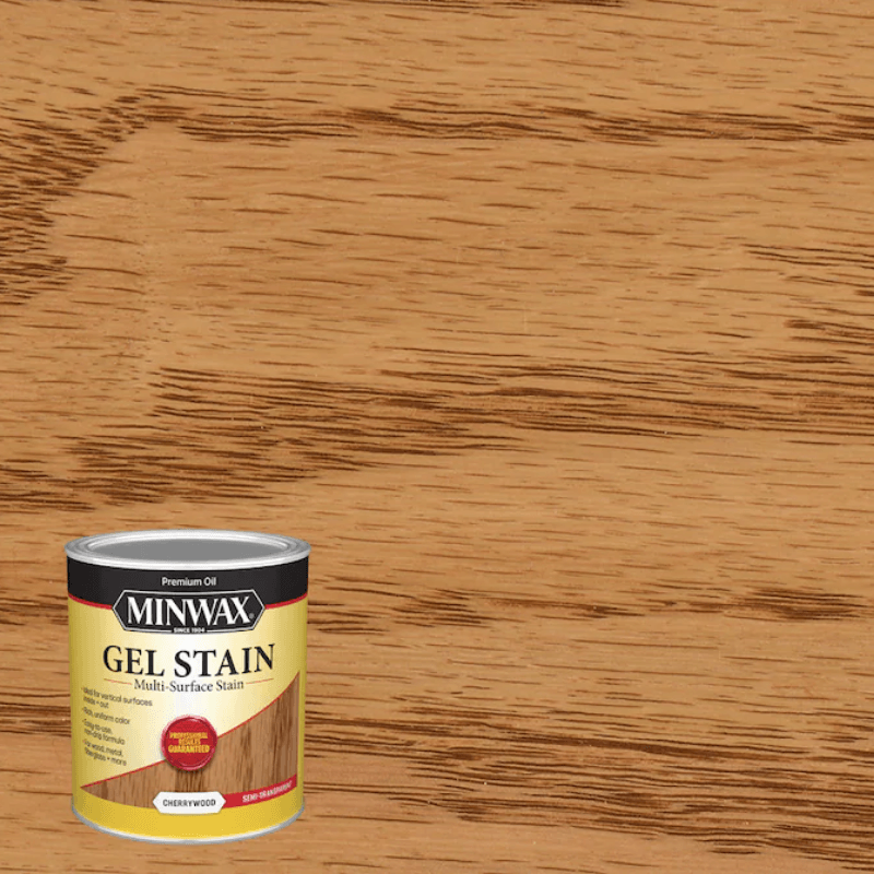 Minwax®, Minwax Gel Stain Oil-Based Semi-Transparent Cherrywood 1 qt.