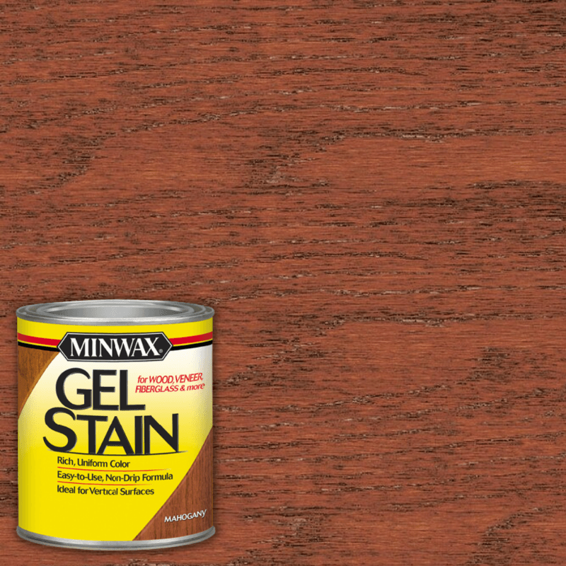 Minwax®, Minwax Gel Stain Oil-Based Semi-Transparent Mahogany 1 qt.