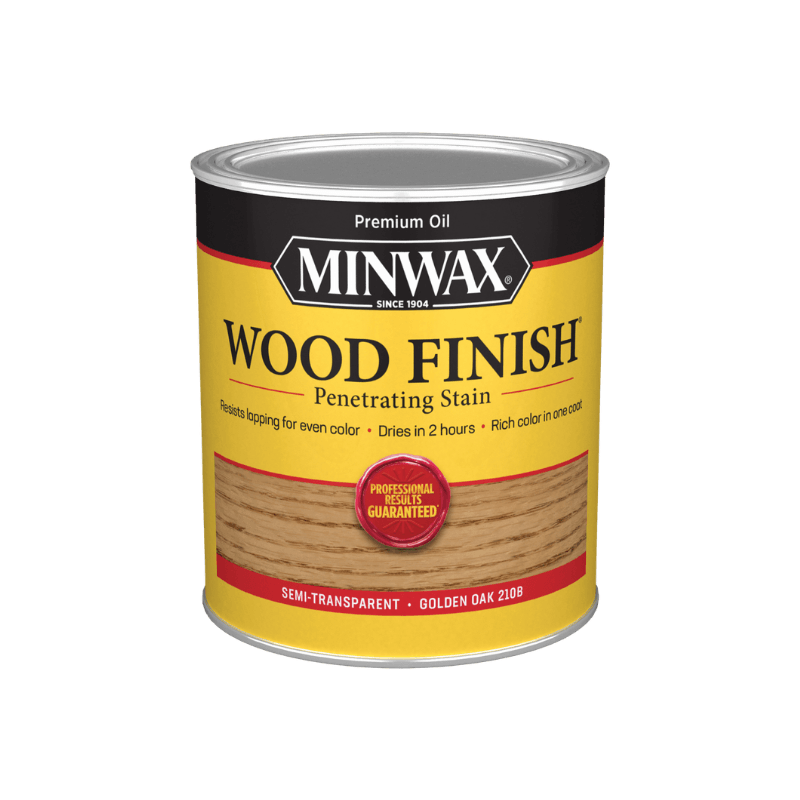 Minwax®, Minwax Oil-Based Wood Stain Semi-Transparent Golden Oak 1 qt.