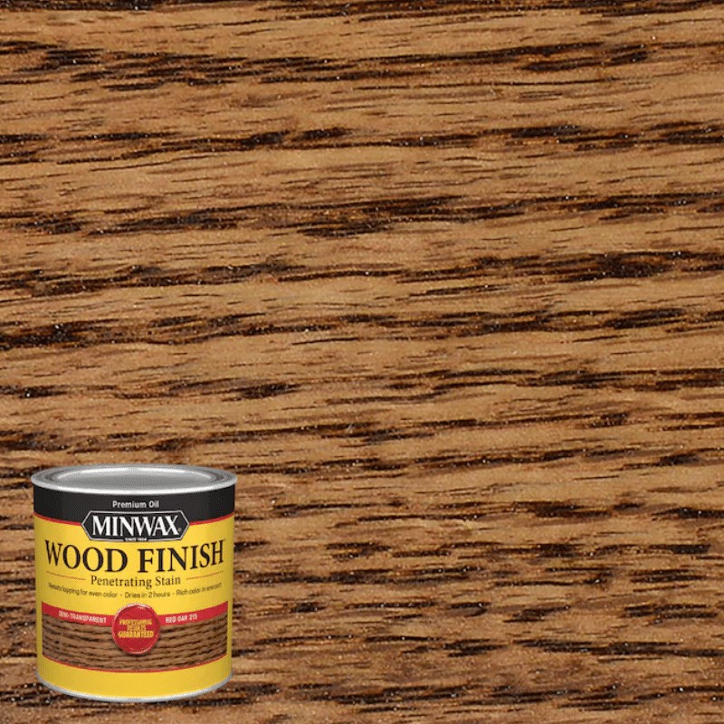 Minwax®, Minwax Oil-Based Wood Stain Semi-Transparent Red Oak 0.5 pt.