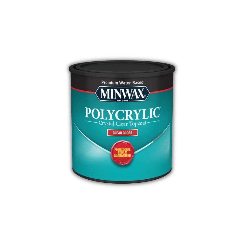 Minwax®, Minwax Polycrylic Protective Finish Gloss Clear 0.5 pt.