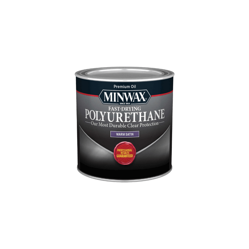 Minwax®, Minwax Polyurethane Fast-Drying Clear Satin Clear 0.5 pt.