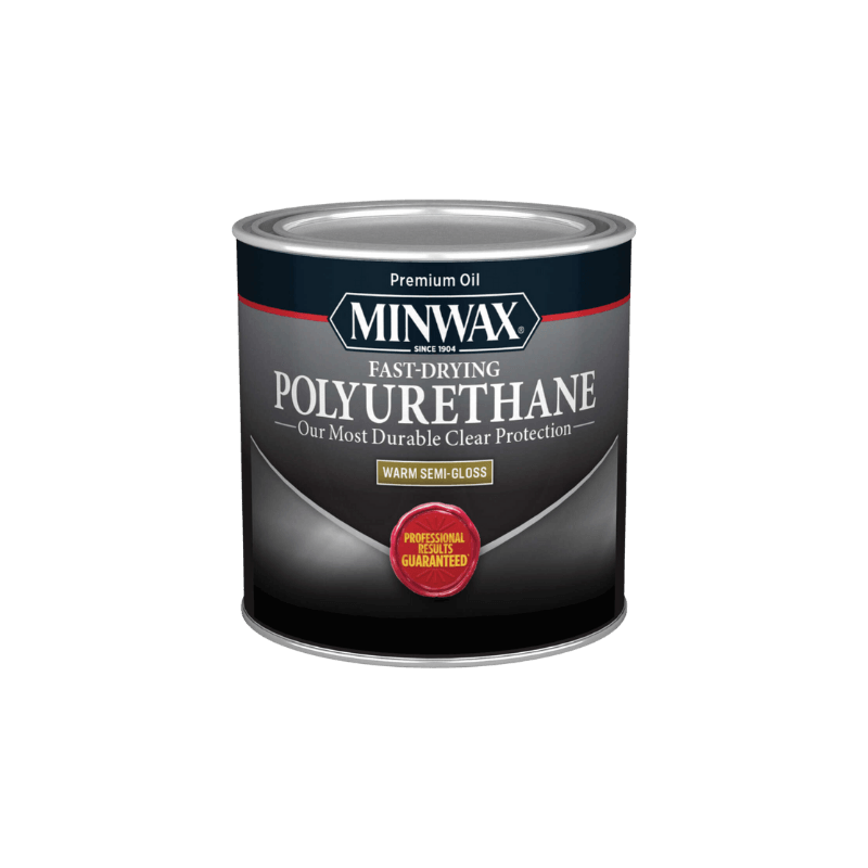 Minwax®, Minwax Polyurethane Oil Fast Drying Clear Semi-Gloss  0.5 pt.