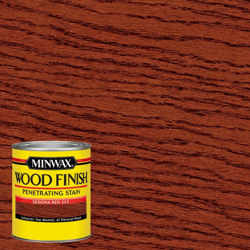 Minwax®, Minwax Wood Finish Transparent Sedona Red Wood Stain 0.5 pt.