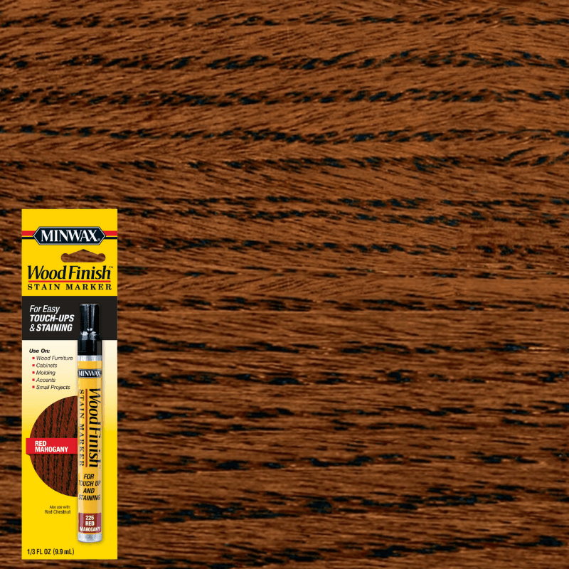 Minwax®, Minwax Wood Stain Marker Oil Finish Semi-Transparent Red Mahogany 0.33 oz.