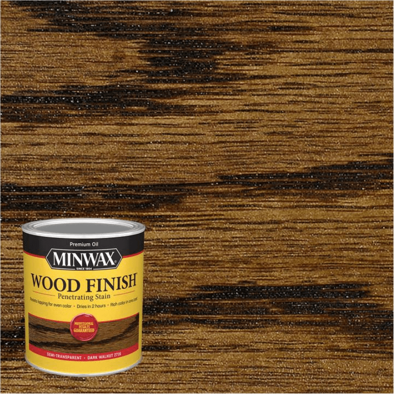 Minwax®, Minwax Wood Stain Oil Semi-Transparent Dark Walnut 1 qt.