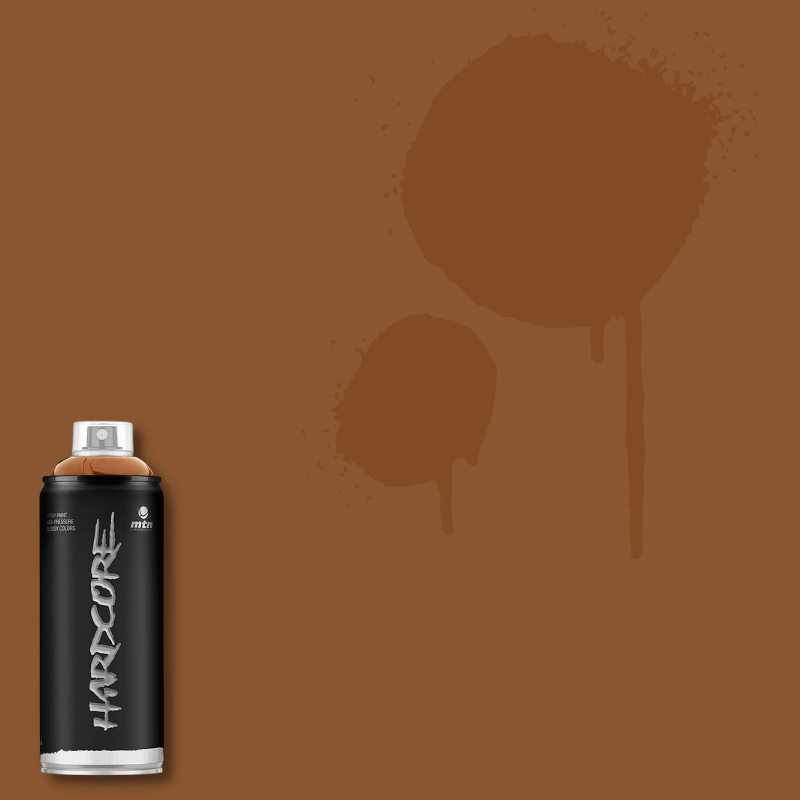 MONTANA CANS, Montana MTN Hardcore Gloss Toasted Brown Spray Paint 11 oz.