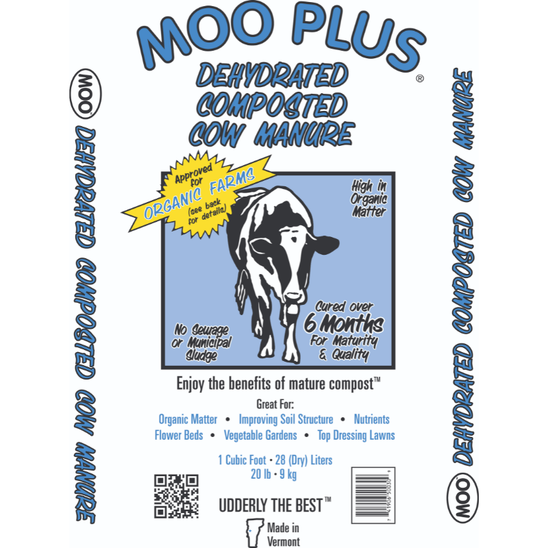 Moo Inc., Moo Plus Dehydrated Cow Manure 1 ft³