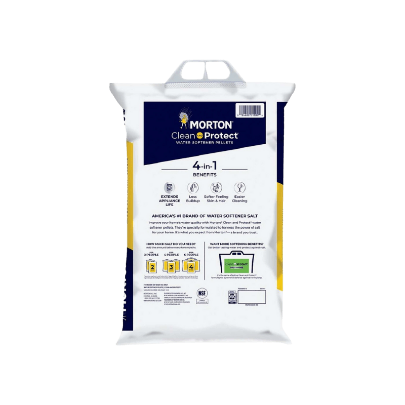 Morton®, Morton Salt Clean And Protect Water Softener Salt Pellets 40 lb.