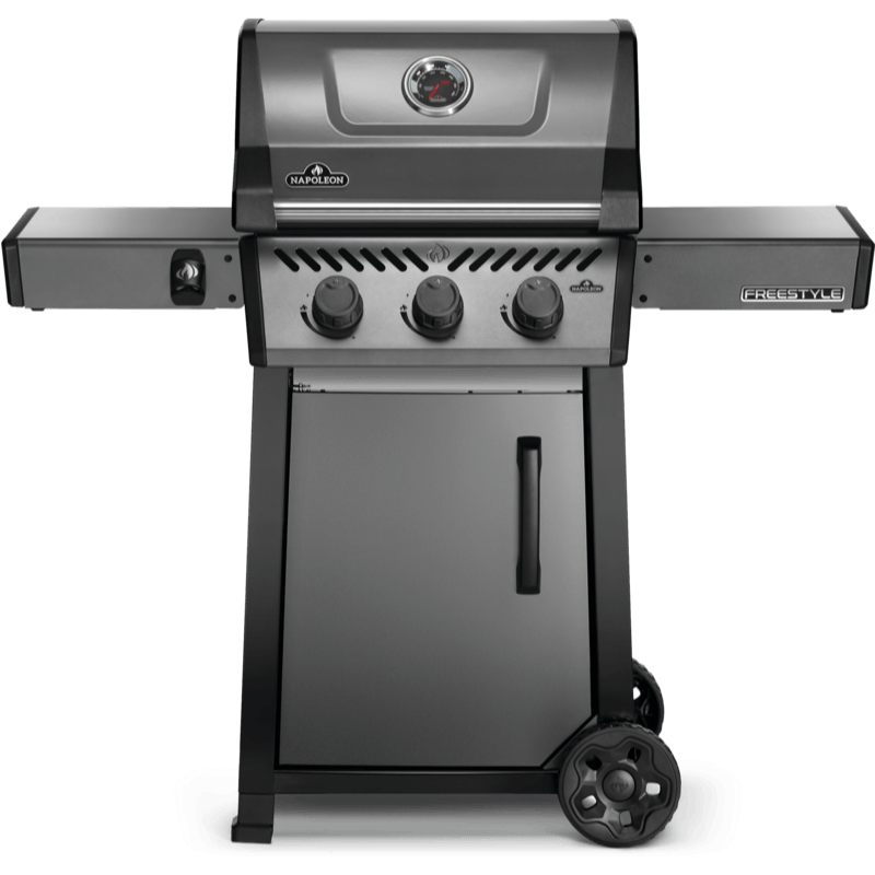 Napoleon, Napoleon Freestyle 365 3-Burner Liquid Propane Gas Grill Black / Graphite 33,000 BTU F365DPGT