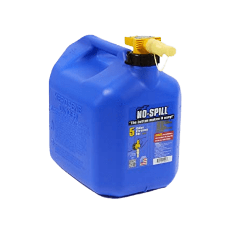 No-Spill, No-Spill Plastic Kerosene Can 5 gal.