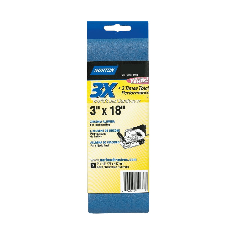 Norton, Norton ProSand Portable Sanding Belt 80 Grit Coarse 18" x 3"