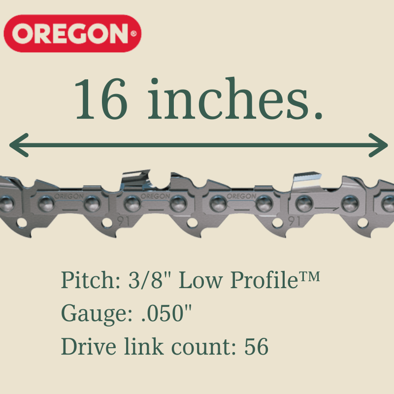 Oregon, Oregon AdvanceCut Chainsaw Chain 16 in. 56 links