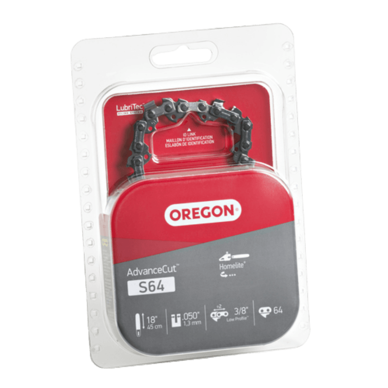 Oregon, Oregon AdvanceCut Chainsaw Chain 18 in. 64 links 3/8 0.050