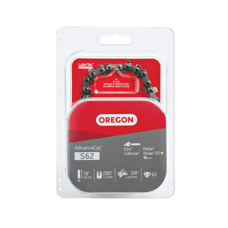 Oregon, Oregon AdvanceCut Replacement Chain .050" 62 Link 3/8" 18"