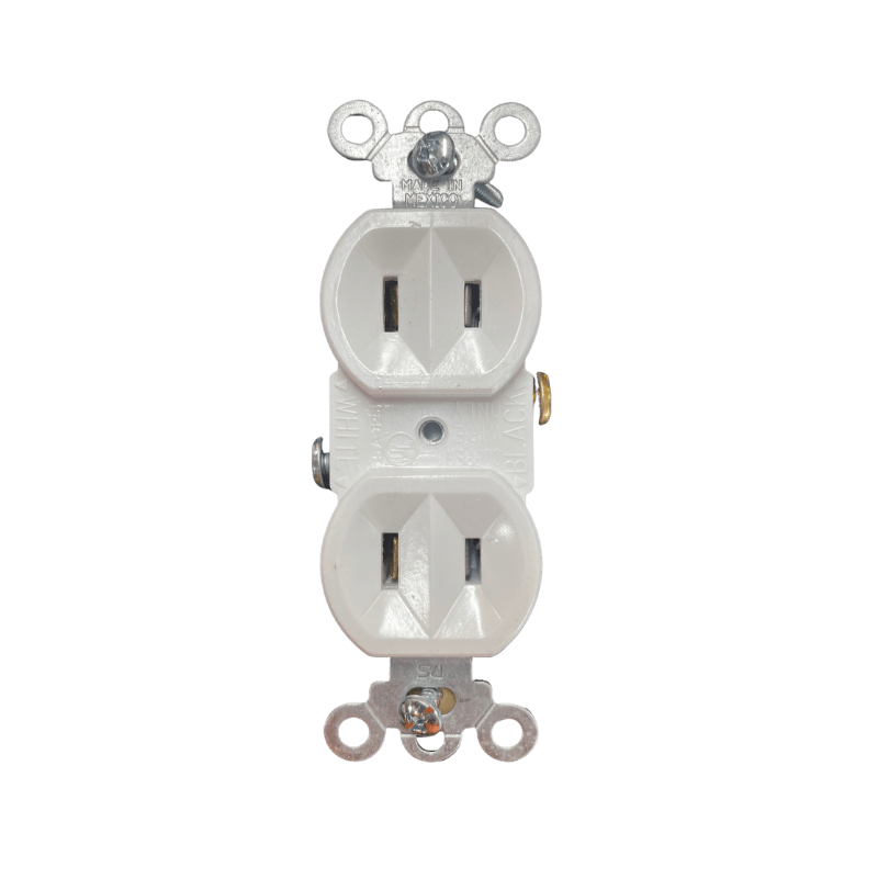 Pass & Seymour, Pass & Seymour White Duplex Outlet 15A 125V