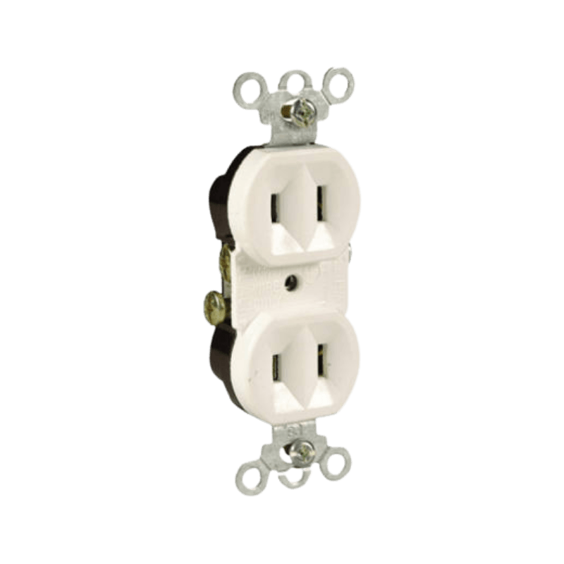 Pass & Seymour, Pass & Seymour White Duplex Outlet 15A 125V