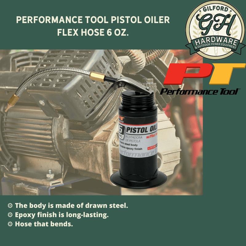 Performance Tool, Performance Tool Pistol Oiler Flex Hose 6 oz.