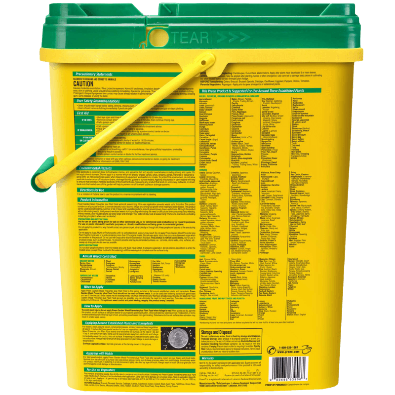 Preen, Preen Granules Weed Preventer & Fertilizer 16 lb.