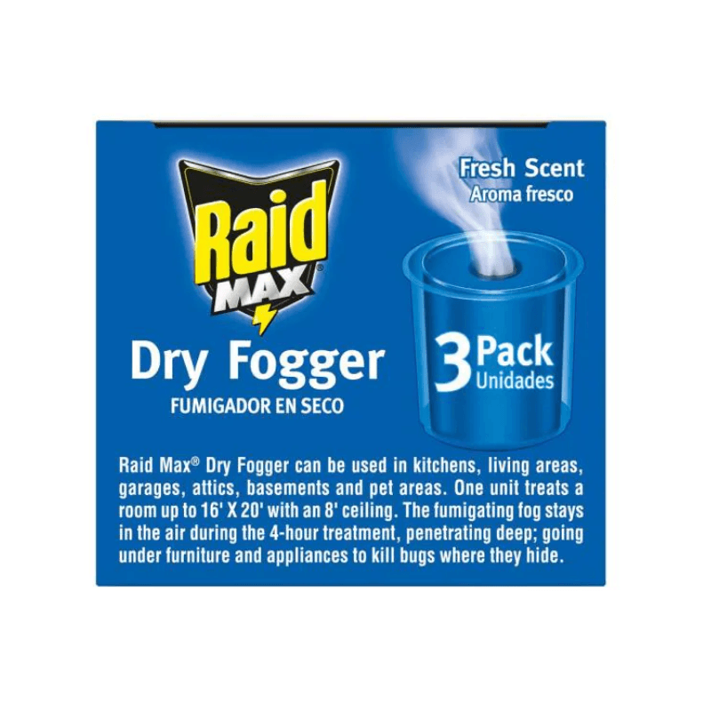 RAID®, Raid Raidmax Insect Dry Fogger 3-Pack.