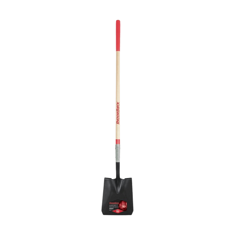 Razor-Back, Razor-Back Square Point Steel Shovel 59.5"