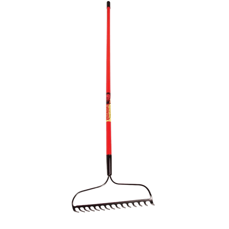 Razor-Back, Razor-Back Steel Bow Rake Fiberglass Handle 66.5" x 16"