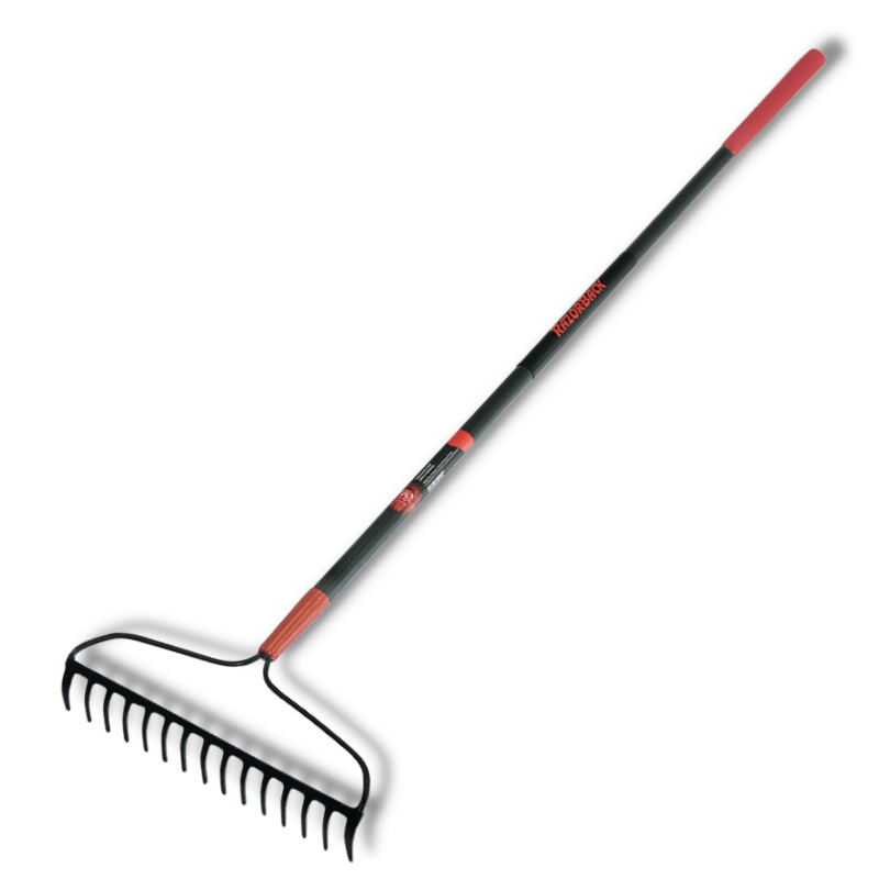 Razorback, Razorback Bow Rake Fiberglass Handle 15 tine