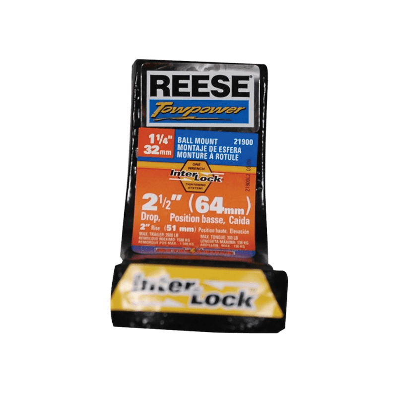 Reese, Reese Drop 2-1/2" Trailer Hitch Ball Mount 1-1/4"