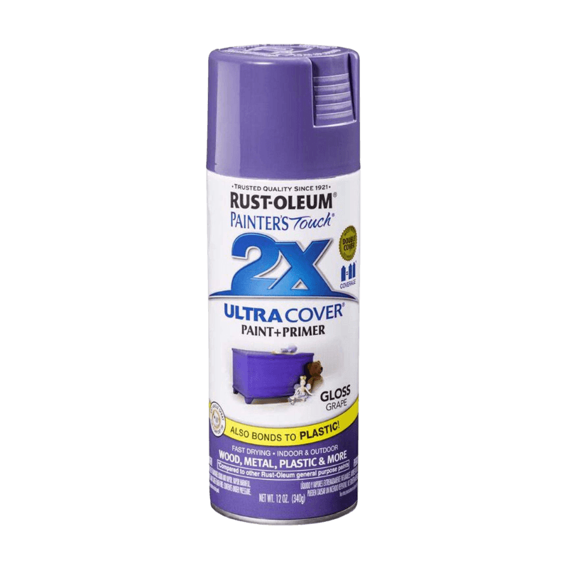 Rust-Oleum, Rust-Oleum 2X Ultra Cover Gloss Grape Spray Paint 12 oz.