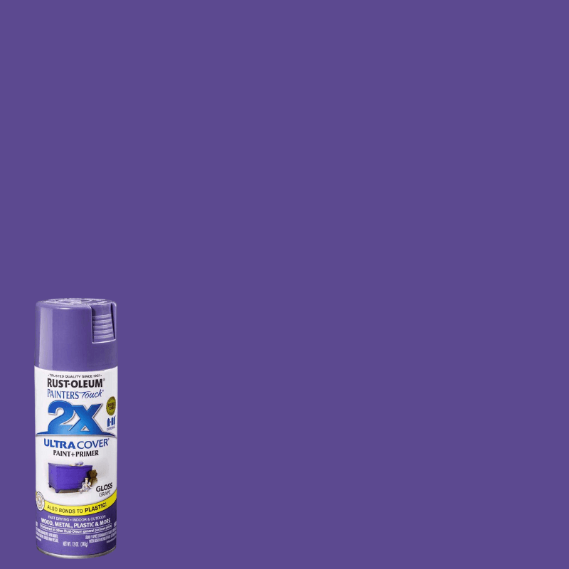 Rust-Oleum, Rust-Oleum 2X Ultra Cover Gloss Grape Spray Paint 12 oz.