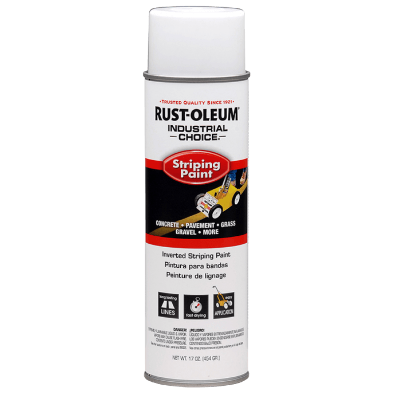 Rust-Oleum, Rust-Oleum Industrial Choice White Inverted Striping Paint 18 oz.