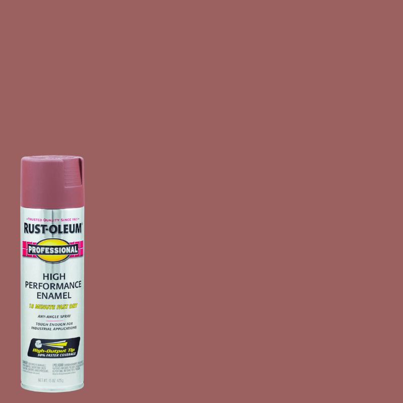 Rust-Oleum, Rust-Oleum Professional Flat Red Primer Spray 15 oz.