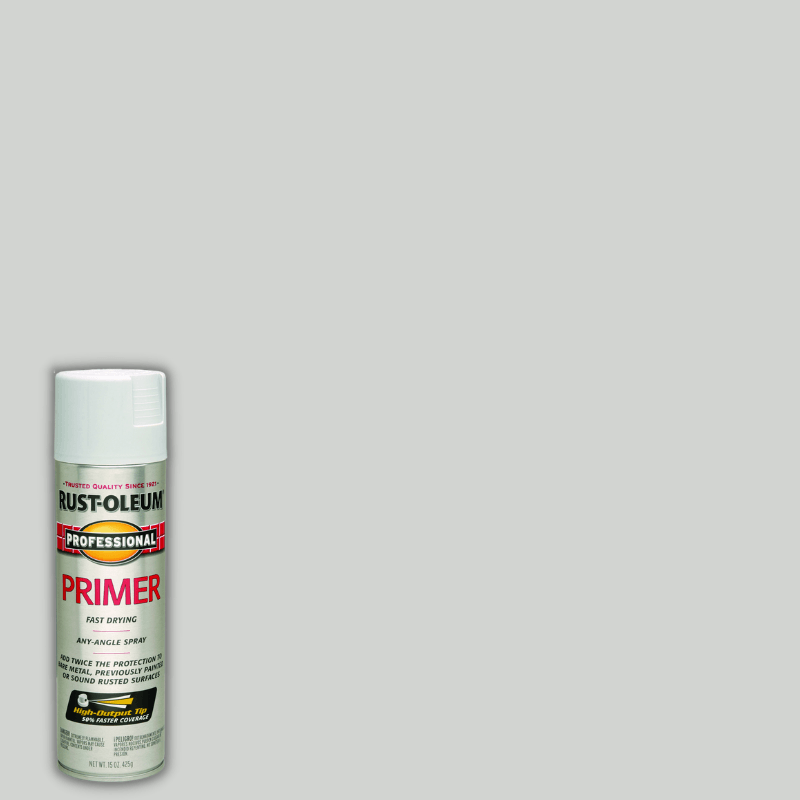 Rust-Oleum, Rust-Oleum Professional Primer Spray Flat Gray 15 oz.