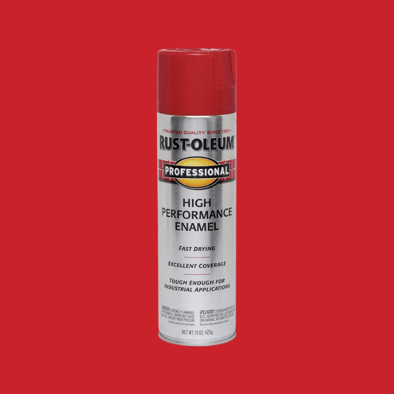 Rust-Oleum, Rust-Oleum Professional Spray Paint Safety Red Gloss 15 oz.