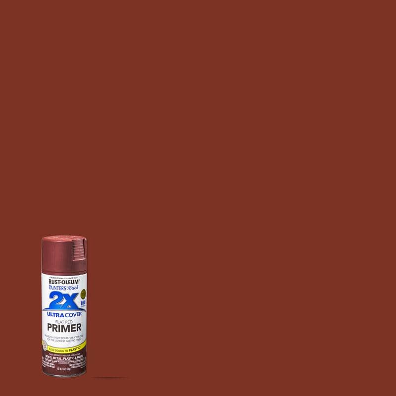 Rust-Oleum, Rust-Oleum Red Spray Paint 2X Ultra Cover Flat 12 oz.