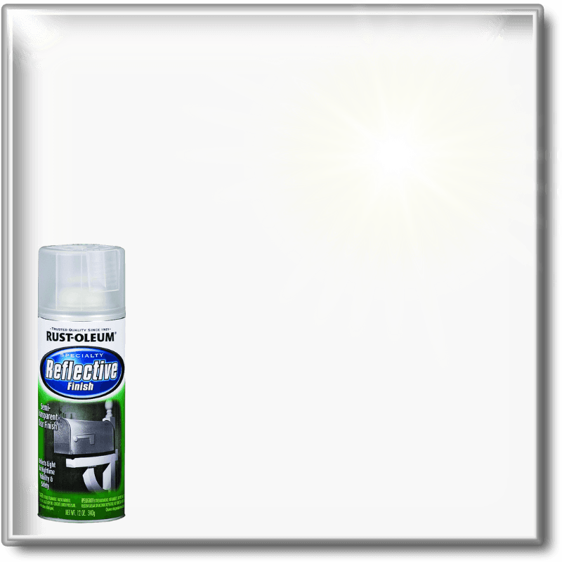 Rust-Oleum, Rust-Oleum Specialty Semi-Transparent Clear Reflective Finish Spray 10 oz.