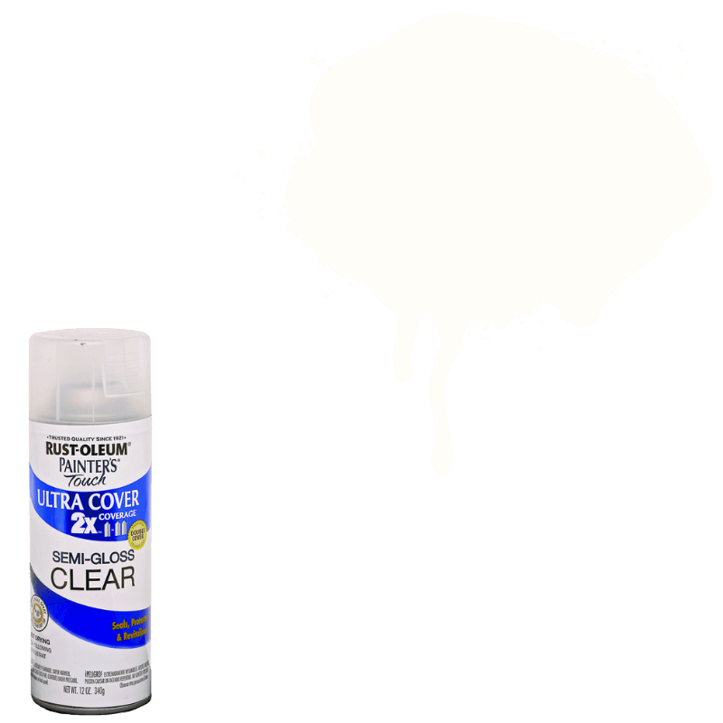 Rust-Oleum, Rust-Oleum Spray Paint Semi-Gloss Clear 12 oz.