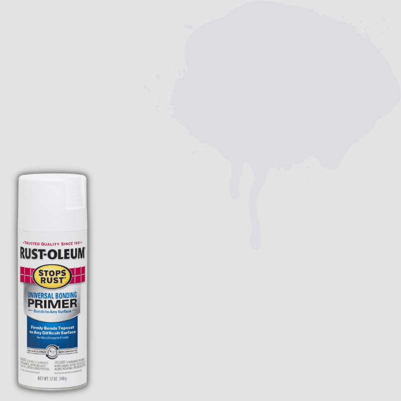 Rust-Oleum, Rust-Oleum Spray Universal Bonding Primer Matte White 12 oz.