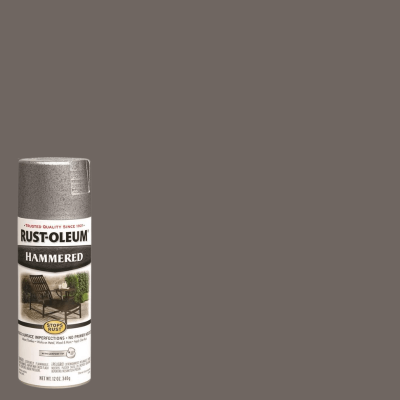 Rust-Oleum, Rust-Oleum Stops Rust Hammered Gray Spray Paint 12 oz.